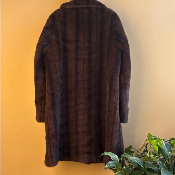 NWT Jones New York Faux Fur Coat Size XL Brown - Picture 6 of 6